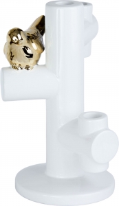 Подсвечник с птичкой Judite 16X16X25 CM