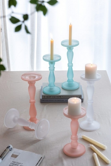 Набор из двух подсвечников Vera 13X13X36 / 13X13X27 CM 4