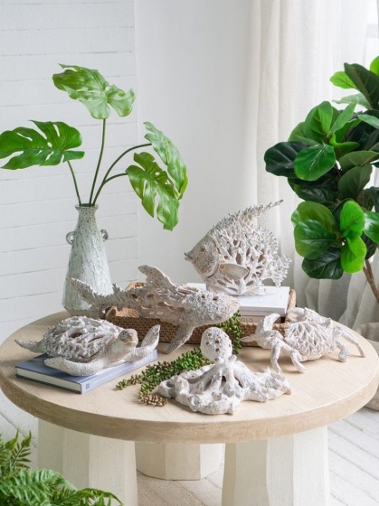 Декор настольный Coral Turtle 34X31X10 CM 10