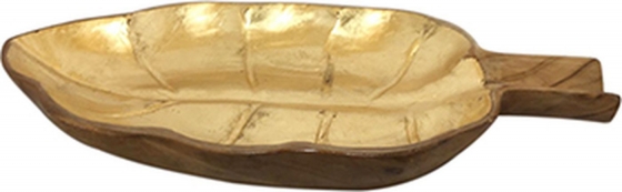 Блюдо из тикового дерева Ymir  40X26X6 CM 1