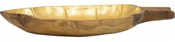 Блюдо из тикового дерева Ymir  40X26X6 CM 9