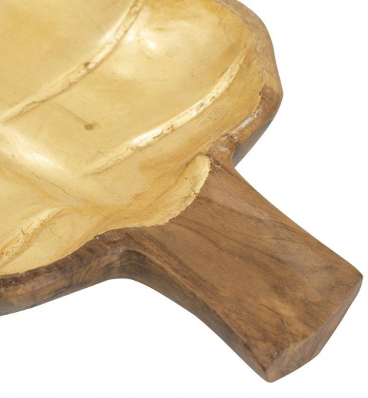 Блюдо из тикового дерева Ymir  40X26X6 CM 7