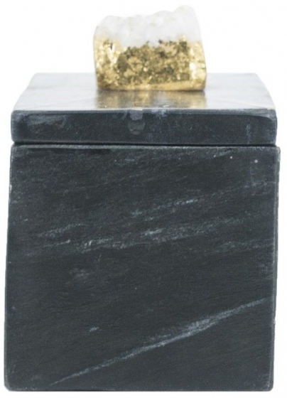 Шкатулка из черного мрамора Angharad 19X8X8 CM 5