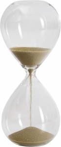 Декоративное изделие Песочные часы (1 минута) 8x8x20см