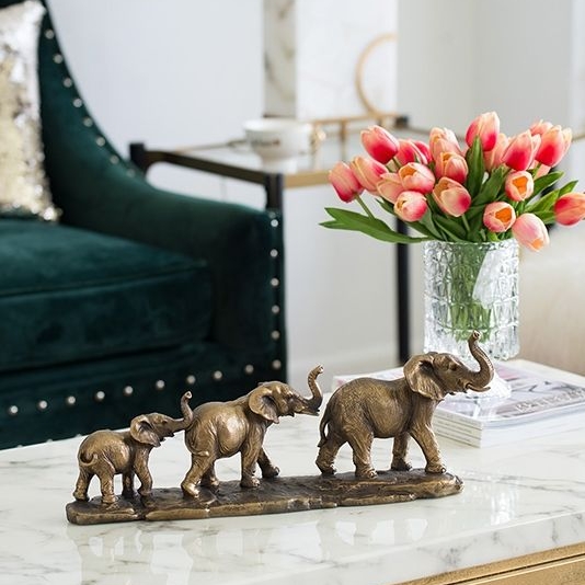 Декор Elephants 46X8X18 CM 2