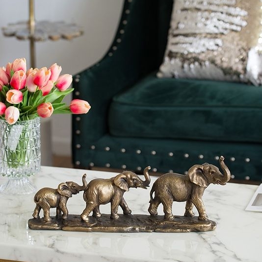 Декор Elephants 46X8X18 CM 3