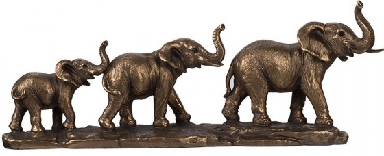 Декор Elephants 46X8X18 CM 1