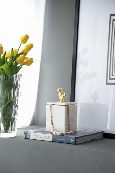 Шкатулка Hermes 10X10X20 CM 5