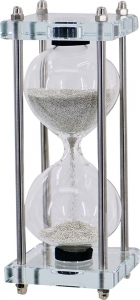 Декоративное изделие Песочные часы (1 минута) 8х8х20см