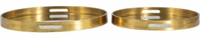 Комплект из двух декоративных подносов Lea 45X45X4 / 37X37X4 CM 4