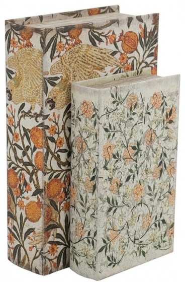 Набор из двух шкатулок в виде книг Danu 18X7X27 / 13X5X22 CM 1
