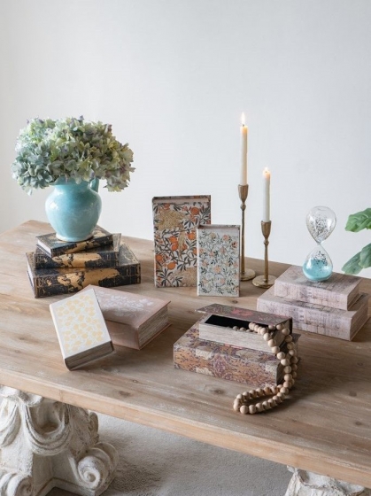 Набор из двух шкатулок в виде книг Danu 18X7X27 / 13X5X22 CM 10