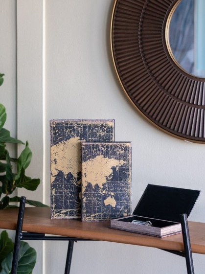 Комплект из трёх шкатулок World 22X7X33 / 18X5X25 / 13X3X22 CM 10