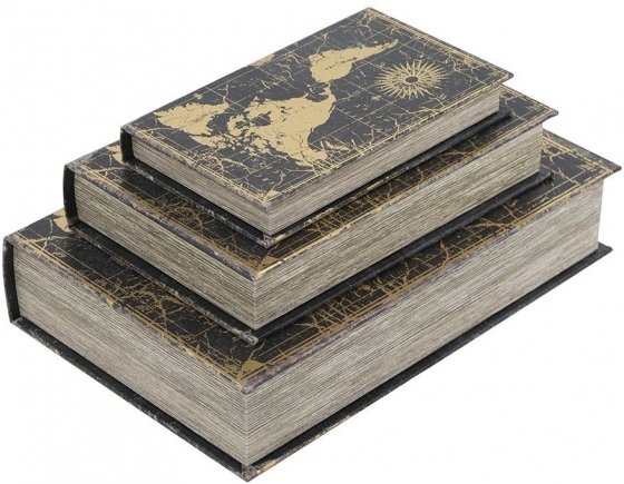 Комплект из трёх шкатулок World 22X7X33 / 18X5X25 / 13X3X22 CM 7