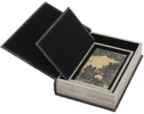 Комплект из трёх шкатулок World 22X7X33 / 18X5X25 / 13X3X22 CM 8