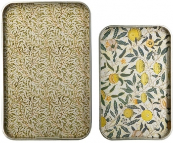 Набор из двух декоративных подносов Idun 51X33X5 / 42X26X5 CM