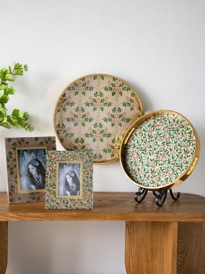 Набор из двух декоративных подносов Hulda 40X40X4 / 34X34X4 CM 6