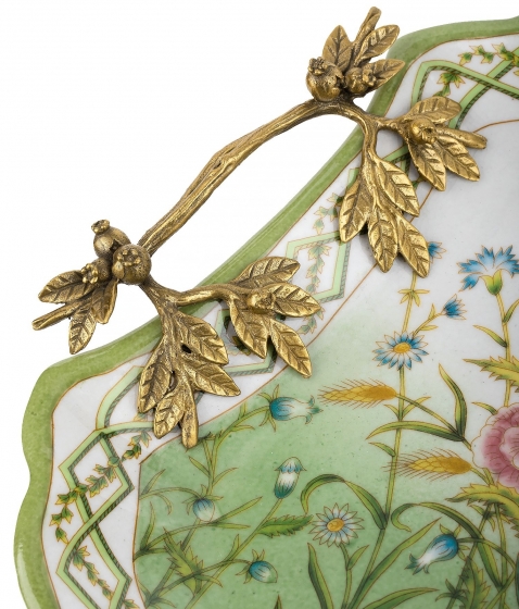 Блюдо декоративное Laufey 38X30X9 CM 3