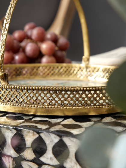 Блюдо декоративное Njord 25X20X18 CM 7