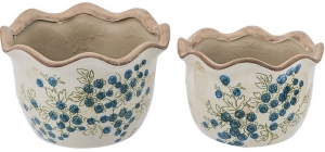 Набор из двух кашпо Ivaana 21X21X13 / 18X18X11 CM