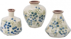 Набор из трёх вазочек Ivaana 13X13X13 / 11X11X13 CM