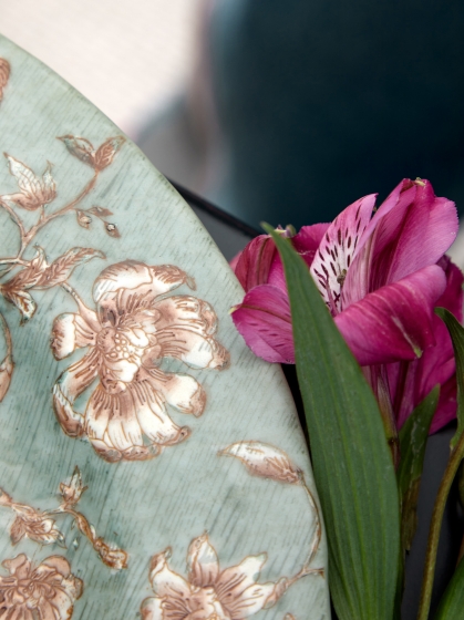 Блюдо декоративное Mokosh 31X31X3 CM 4