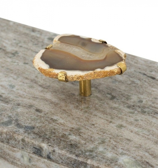 Шкатулка из натурального мрамора Balor 38X13X16 CM 8