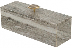 Шкатулка из натурального мрамора Balor 38X13X16 CM