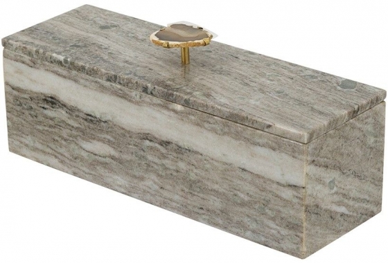 Шкатулка из натурального мрамора Balor 38X13X16 CM 1