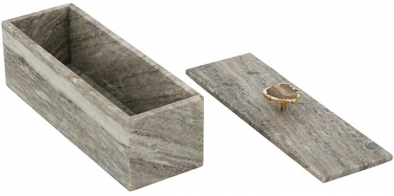 Шкатулка из натурального мрамора Balor 38X13X16 CM 7