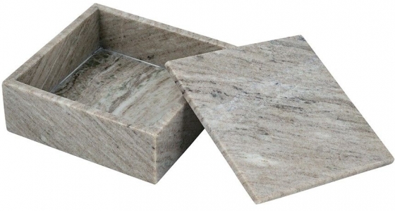 Шкатулка из натурального мрамора Balor 20X20X8 CM 5
