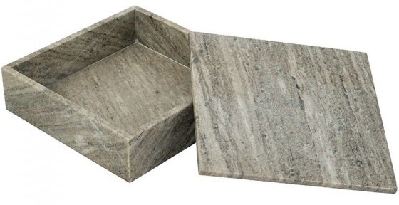 Шкатулка из натурального мрамора Balor 25X25X8 CM 6