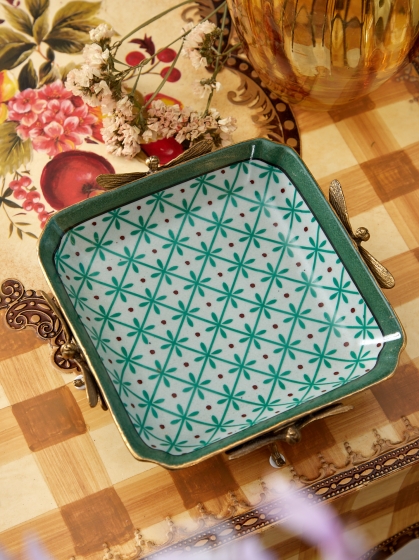 Блюдо декоративное Nanna 17X17X6 CM 5