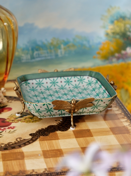 Блюдо декоративное Nanna 17X17X6 CM 4