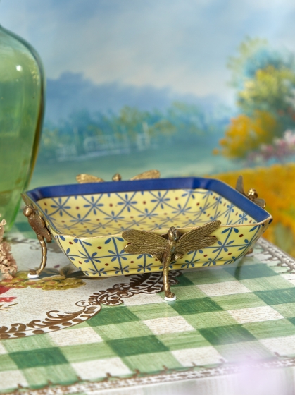 Блюдо декоративное Nanna 17X17X6 CM 4