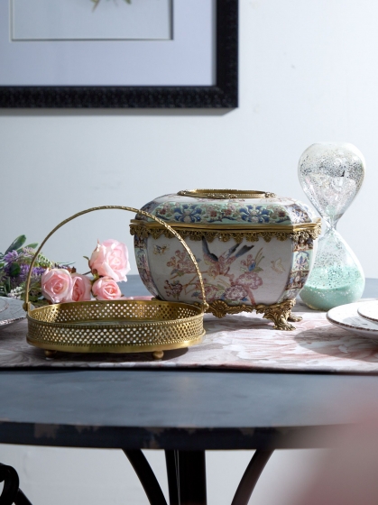 Декоративный поднос Gizela 20X20X18 CM 2