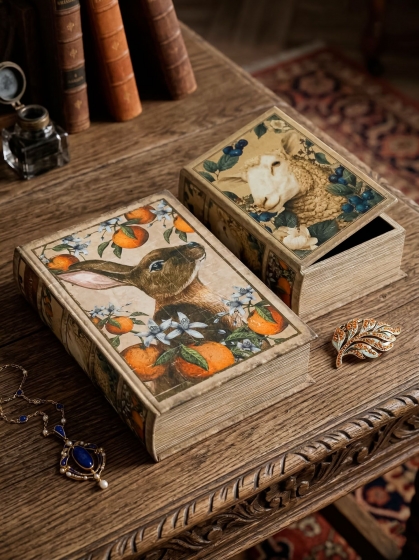 Набор из двух шкатулок в виде книг Bebinn 18X7X27 / 13X5X22 CM 2