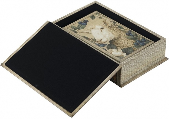 Набор из двух шкатулок в виде книг Bebinn 18X7X27 / 13X5X22 CM 6