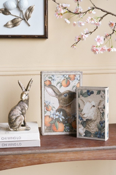 Набор из двух шкатулок в виде книг Bebinn 18X7X27 / 13X5X22 CM 12