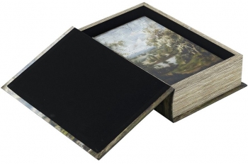 Набор из двух шкатулок в виде книг Bedivere 18X7X27 / 13X5X22 CM