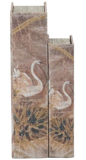 Набор из двух шкатулок в виде книг Belenos 18X7X27 / 13X5X22 CM 7