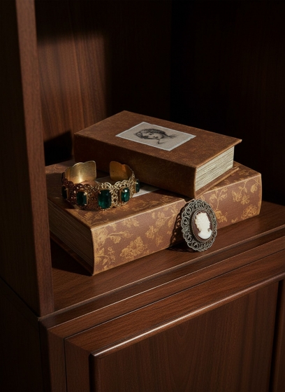 Набор из двух шкатулок в виде книг Beli 18X7X27 / 13X5X22 CM 2