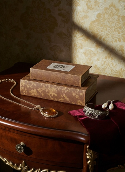 Набор из двух шкатулок в виде книг Beli 18X7X27 / 13X5X22 CM 3