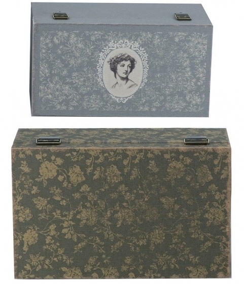 Набор из двух шкатулок Bendigeidfran 29X18X13 / 24X13X11 CM 5