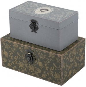 Набор из двух шкатулок Bendigeidfran 29X18X13 / 24X13X11 CM