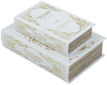 Набор из двух шкатулок в виде книг Neasa 18X7X27 / 13X5X21 CM