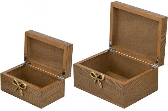 Комплект из двух шкатулок Blathine 20X15X10 / 16X9X8 CM 7