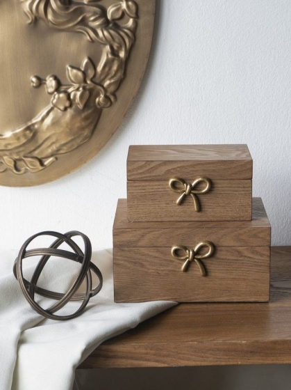 Комплект из двух шкатулок Blathine 20X15X10 / 16X9X8 CM 3