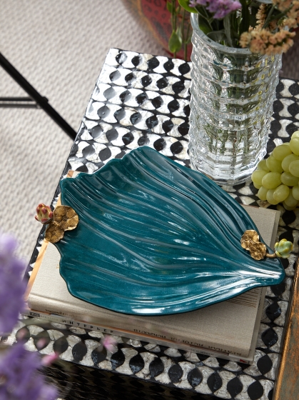 Блюдо декоративное Sindri 31X25X9 CM 3