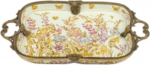 Блюдо декоративное Kara 47X28X5 CM